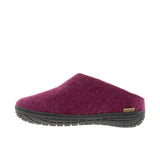 Glerups The Slip-On With Black Rubber Sole Cranberry Thumbnail 2