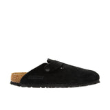 Birkenstock Boston Soft Footbed Suede Leather Black Thumbnail 3