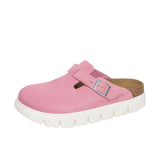 Birkenstock Womens Boston Chunky Suede Candy Pink Thumbnail 6