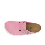 Birkenstock Womens Boston Chunky Suede Candy Pink Thumbnail 4