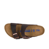 Birkenstock Arizona Soft Footbed Oiled Nubuck Leather Top View Thumbnail 4