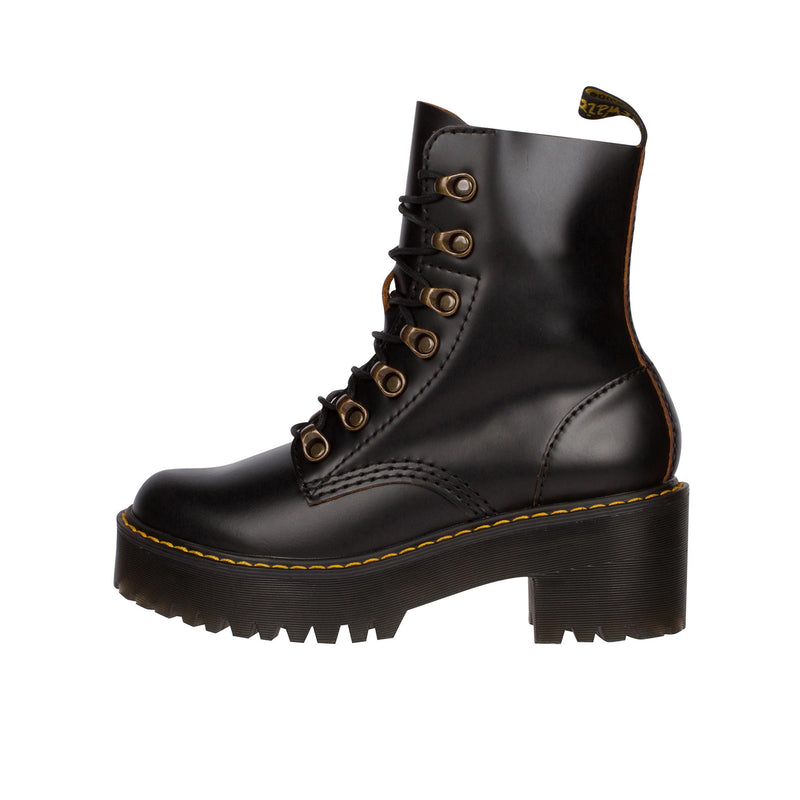 Dr Martens Womens Leona Vintage Smooth Black