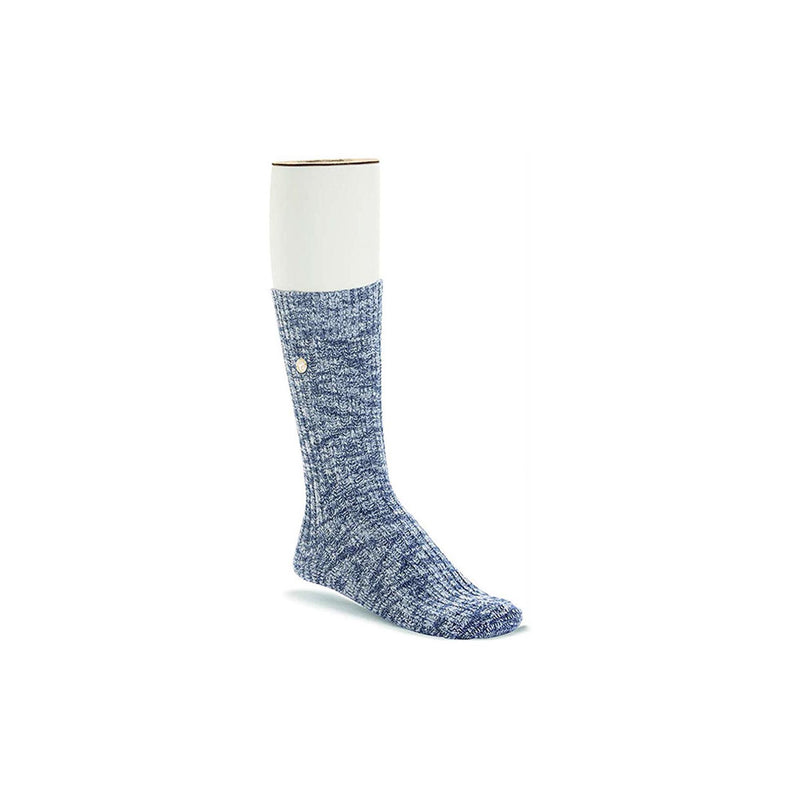 Birkenstock Womens Cotton Slub Sock Blue/White