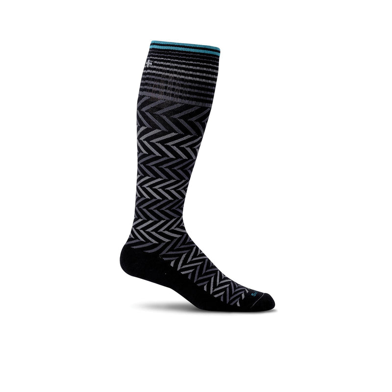 Sockwell Womens Chevron Black