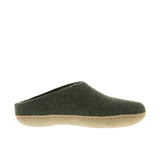 Glerups The Slip-On With Leather Sole Forest Thumbnail 3