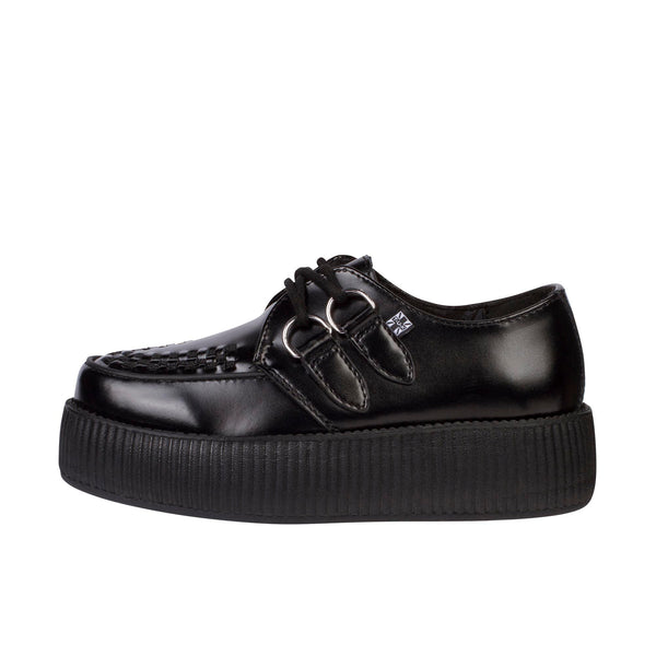 T.U.K. Viva Mondo Creeper Leather Black