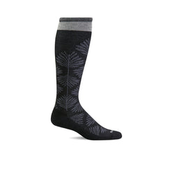 Sockwell Womens Full Floral Black