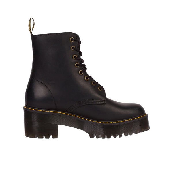 Dr Martens Womens Shiver Hi Brushed Wyoming Black