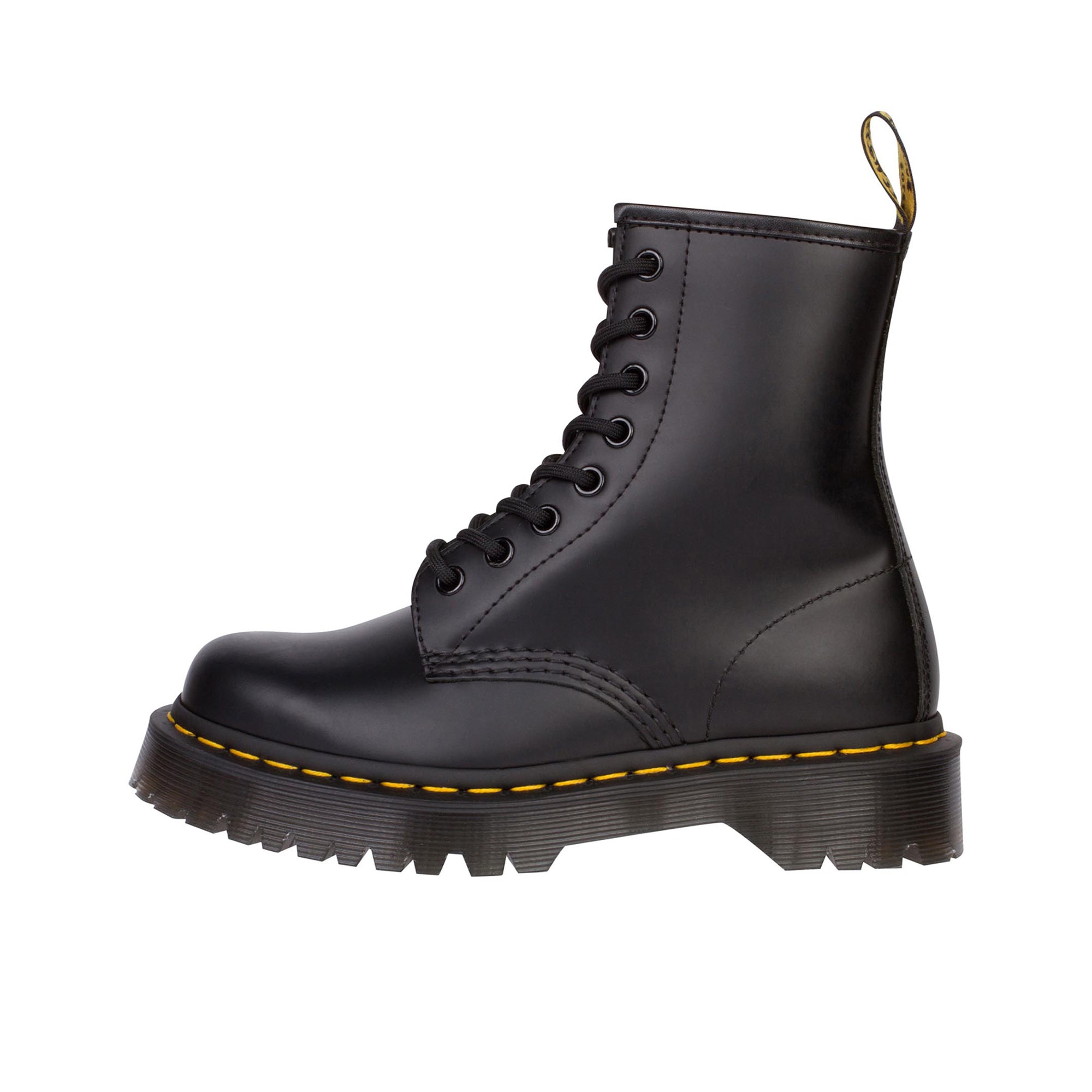 Smiths Laceless Bex Leather Shoes in Black | Dr. Martens