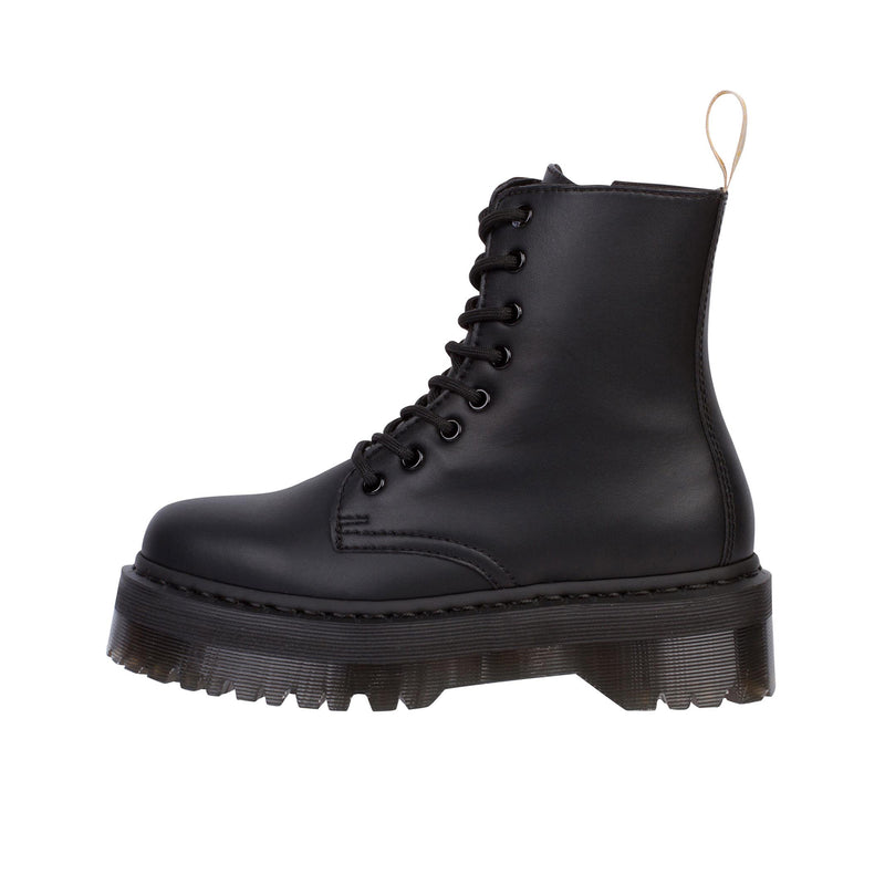 Dr Martens Womens Vegan Jadon II Mono Felix Rub Off Black