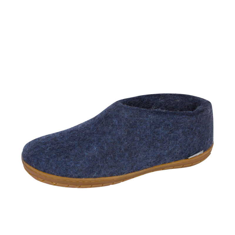 Glerups The Shoe With Honey Rubber Sole Denim
