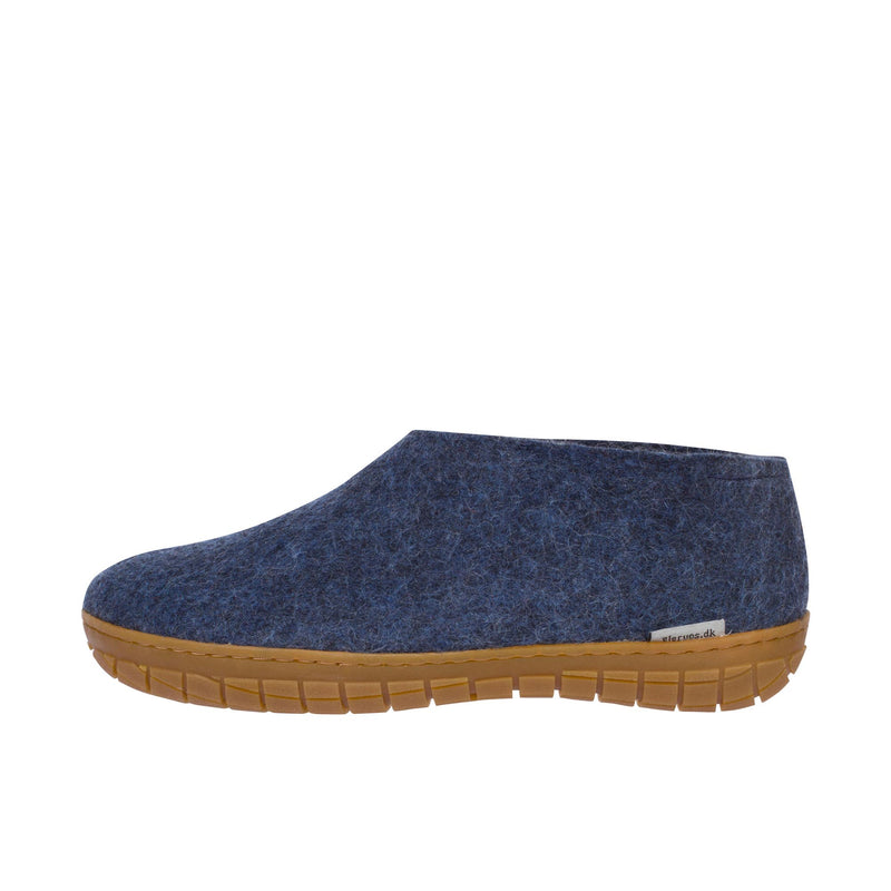 Glerups The Shoe With Honey Rubber Sole Denim