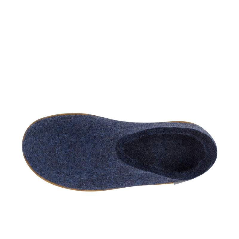 Glerups The Shoe With Honey Rubber Sole Denim
