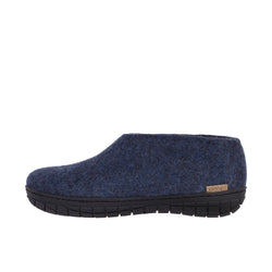 Glerups The Shoe With Black Rubber Sole Denim