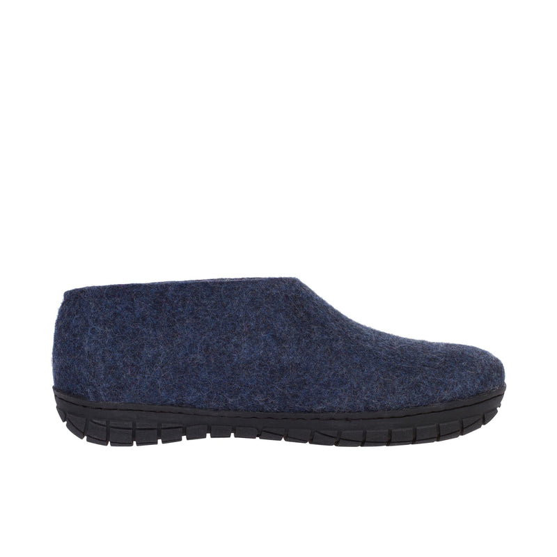 Glerups The Shoe With Black Rubber Sole Denim