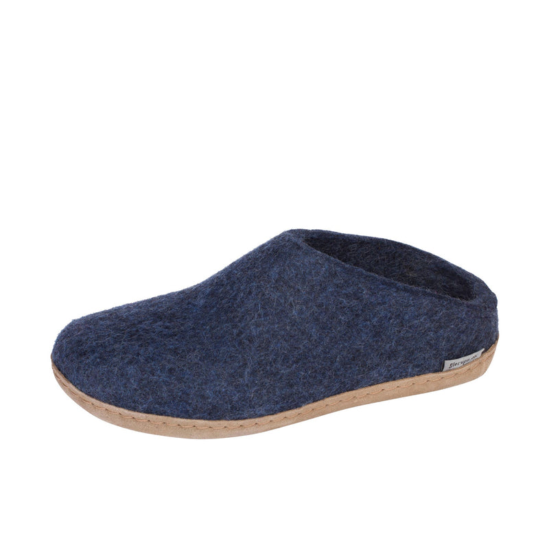 Glerups The Slip-On With Leather Sole Denim