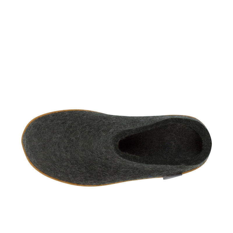 Glerups The Slip-On With Honey Rubber Sole Forest