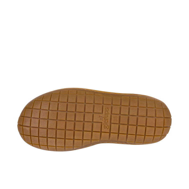 Glerups The Slip-On With Honey Rubber Sole Forest