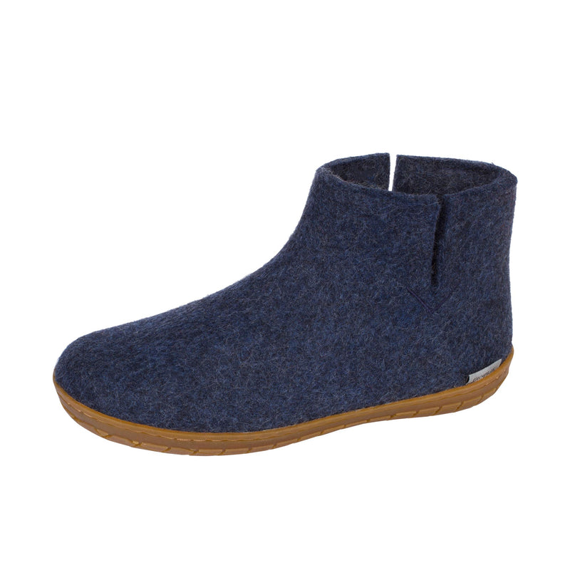 Glerups The Boot With Honey Rubber Sole Denim