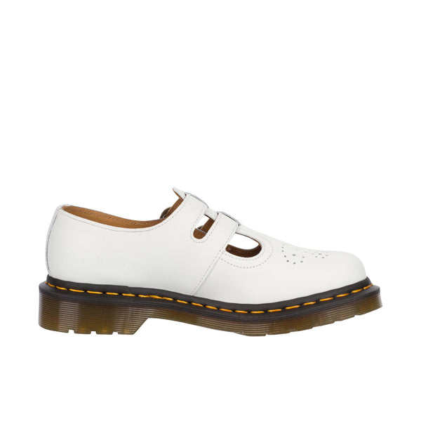 Dr Martens Womens 8065 Mary Jane Smooth White