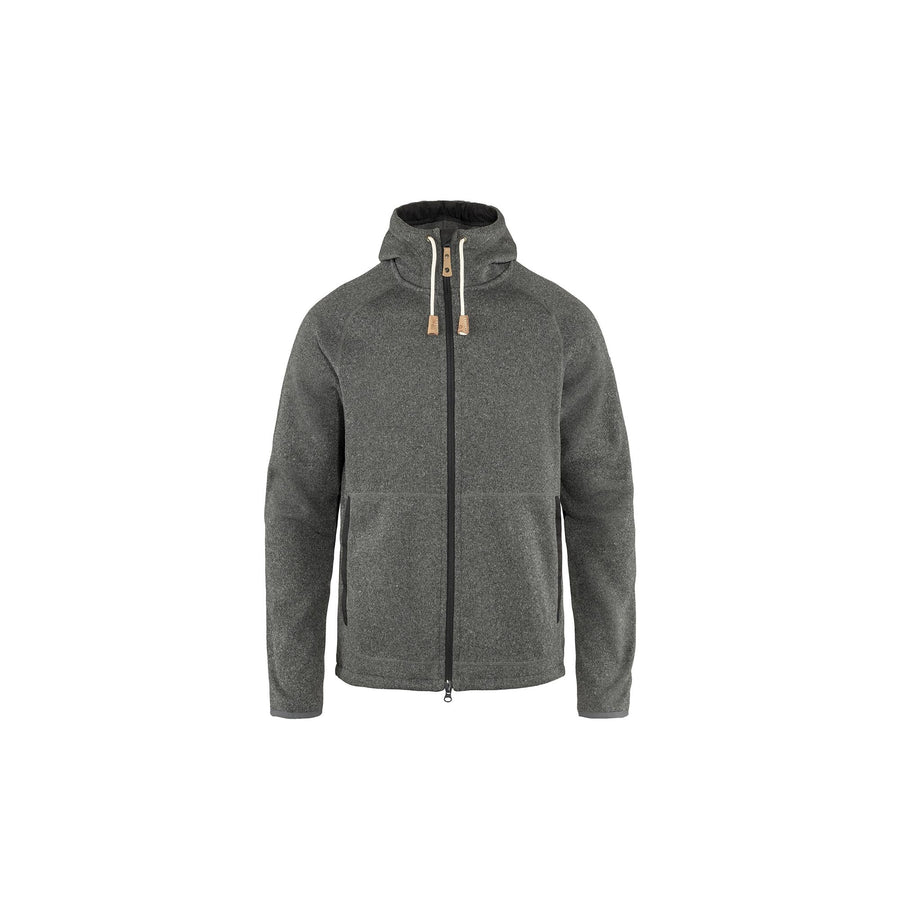 Fjällräven - Övik Fleece Hoodie - Fleece jacket - Dark Grey | XS