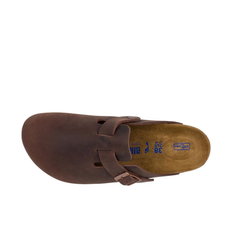 Birkenstock Boston Soft Footbed Oiled Leather Top View