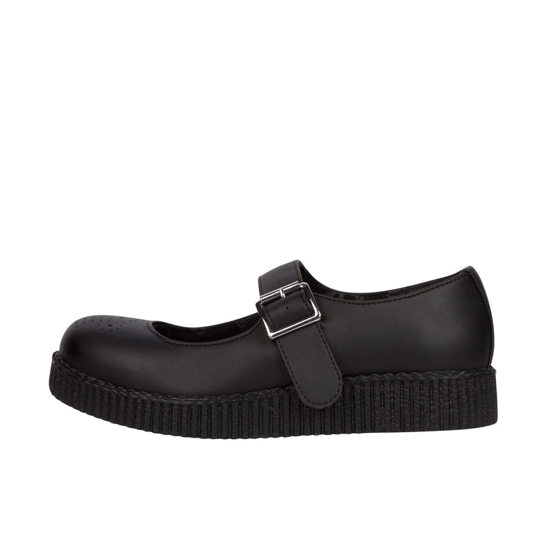 T.U.K. Womens Viva II Mary Jane Black