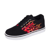 Heelys Kids Pro 20 Prints Black Red Flames Thumbnail 6