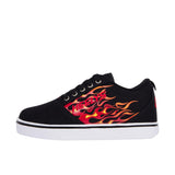 Heelys Kids Pro 20 Prints Black Red Flames Thumbnail 2