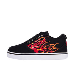 Heelys Kids Pro 20 Prints Black Red Flames