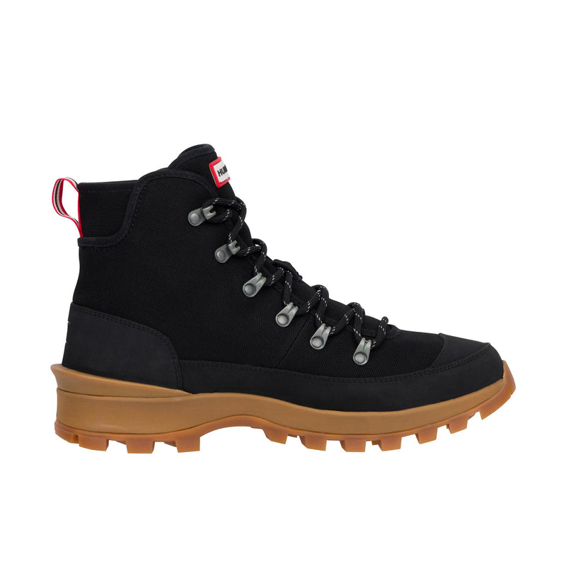 Hunter Canvas Desert Commando Boot Black