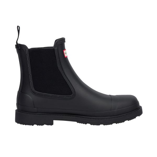 Hunter Commando Chelsea Boot Matte Black