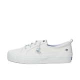 Sperry Womens Crest Vibe Platform Leather White Thumbnail 2