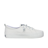 Sperry Womens Crest Vibe Platform Leather White Thumbnail 3