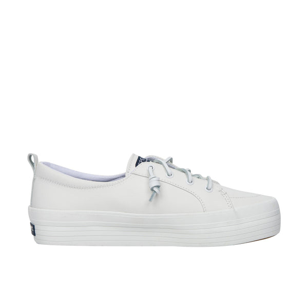 Sperry Womens Crest Vibe Platform Leather White