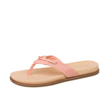 Sperry Womens Waveside PLUSHWAVE Thong Raster Leather Peach Thumbnail 6