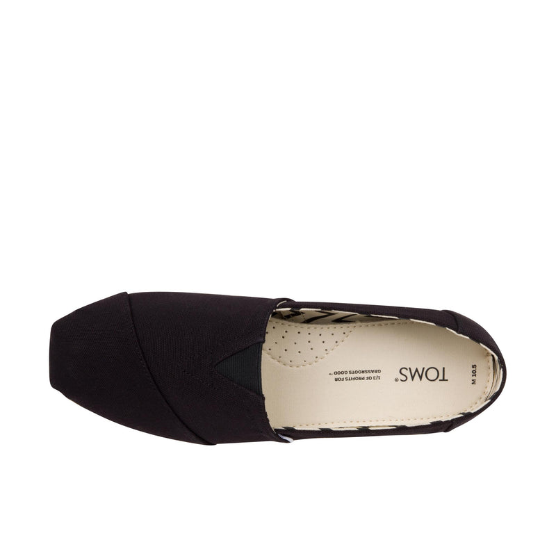 TOMS Alpargata Recycled Cotton Canvas Black