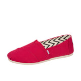 TOMS Womens Alpargata Recycled Cotton Canvas Red Thumbnail 6