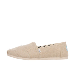 TOMS Womens Alpargata Heritage Canvas Natural Undyed