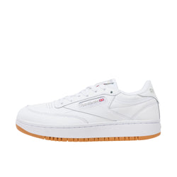 Reebok Womens Club C Double White/Reebok Rubber Gum-07/White