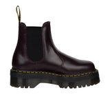 Dr Martens 2976 Quad Polished Smooth Leather Burgundy Thumbnail 3