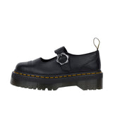 Dr Martens Womens Addina Flower Milled Nappa Leather Black Thumbnail 2