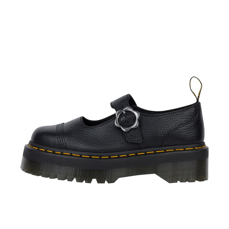 Dr Martens Addina Flower Milled Nappa Leather Left Profile