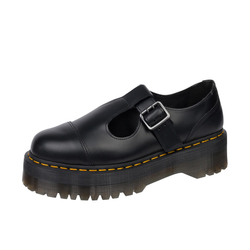 Dr Martens Womens Bethan Polished Smooth Leather Black