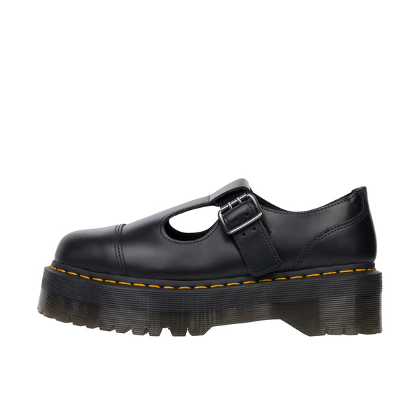 Dr Martens Womens Bethan Polished Smooth Leather Black