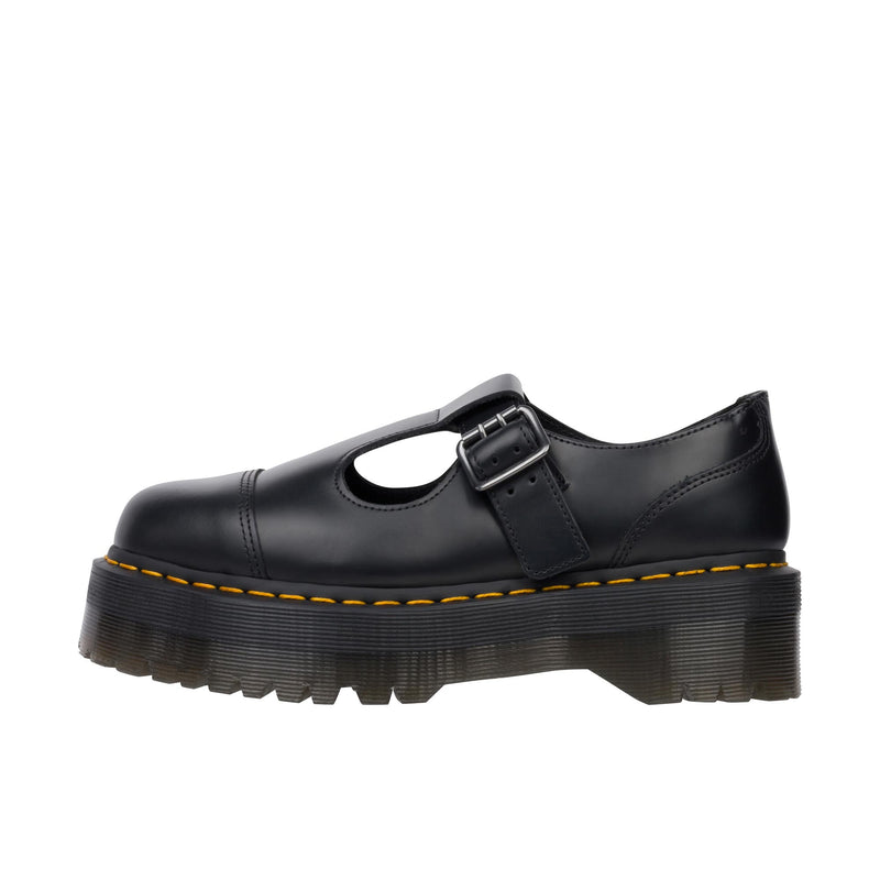 Dr Martens Bethan Polished Smooth Leather Left Profile