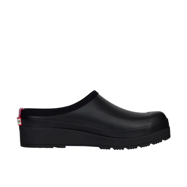 Hunter Womens Play Clog Black