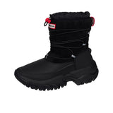 Hunter Womens Wanderer Short Sherpa Snow Boot Black Thumbnail 6