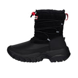 Hunter Womens Wanderer Short Sherpa Snow Boot Black Thumbnail 2