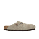 Birkenstock Boston Soft Footbed Suede Leather Taupe Thumbnail 3
